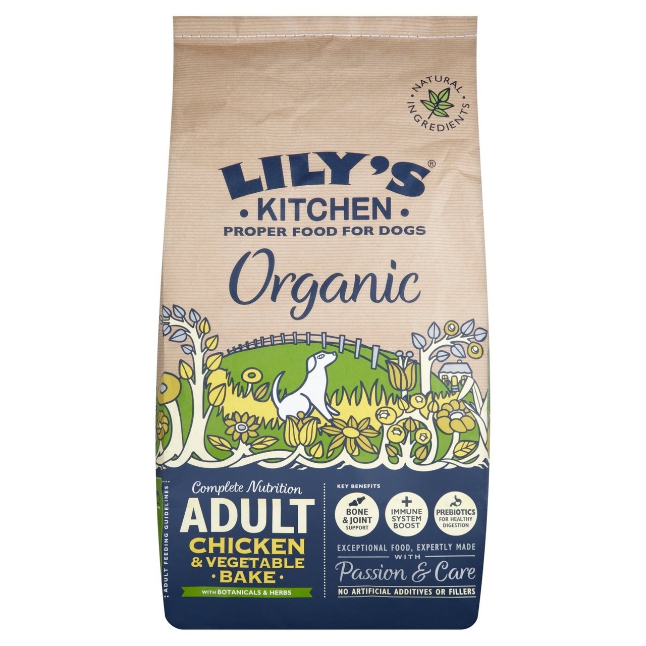 Lily's Kitchen Lily'S Kitchen Bake Chicken Adult Dry Dog pet food packaging
